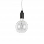 Pakabinamas &scaron;viestuvas Ideal Lux Suspended lamp with 1 light EDISON, E27, juodas