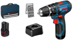 Bosch GSB 12V-15, BG 2x2.0, 20 ACC, 12V-20