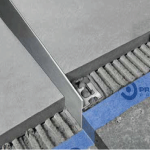 Profilis du&scaron;o nerūdijantis plienas, su nuolydžiu, de&scaron;ininis, h 10 mm, 2,0 m