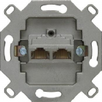 Duomenų lizdai Berker, Lizdo tipas 2x RJ45 Cat6A