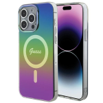Apple iPhone 15 Pro Guess dėklas IML Iridescent MagSafe (GUHMP15LHITSK) juodos spalvos