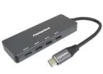 HUB USB PremiumCord PREMIUMCORD Hub USB-C su 4x USB 3.2 Typ-C, 5G SuperSpeed, Aliuminis