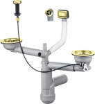 Sifonas plautuvėms Deante Space-Saver Lux ZXY_Z912, Auksinis