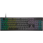 CORSAIR K55 CORE RGB Klaviatūra žaidimams RGB LED pa&scaron;vietimas Juodas