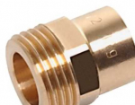 Sanha 15 mm x 1/2 pusės jungtis litavimui - pistoleto metalo