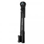 Rockbros 42310006001 bicycle pump with pressure gauge - juodos spalvos