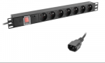 Lanberg PDU-07E-0200-IEC-BK Stovo maitinimo laidas