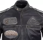 Vyri&scaron;ka odinė motociklininko striukė W-TEC Sheawen Vintage