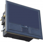 Orno Grindų dėžė moduliniams lizdams 4 x 45x45 mm arba 8 x 22,5x45 mm, dangtelis: plastikinis, juodas