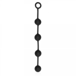 Ouch By Shots Ouch! Silicone Beads Large Juodas - Flexible Four-Ball Intimate Trainer