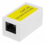 DELTACO coupler Cat5e, UTP (unshielded), female-female, baltas 665-V
