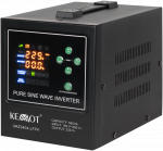 KEMOT PROsinus-500-LFP4 avarinio maitinimo keitiklis su gryna sinusine banga ir įkrovimo funkcija 12V 230V 500VA/300W