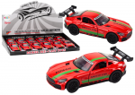 Lean Toys Sportinis automobilis 1:32 Veiksmo figūra Spoileris Metaliniai raudoni garsai