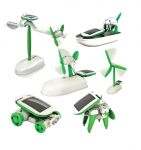 Lavinamasis rinkinys Saulės energijos robotai, 6in1