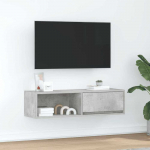 TV staliukas Televizoriaus spintelė, betono, 100x31x25,5cm, apdirbta mediena