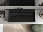 Konglomerato praustuvas Mexen Ava 1/O, 90x46 cm, Juodas mat