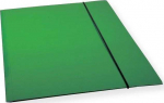 Office Products Aplankas A4 su gumine juostele, žalias lakas, 300gsm (10vnt)