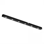 6W LED &scaron;viestuvas į magnetinę sistemą ZAMBELIS MAGNETIC ULTRA SLIM, juodas, 3000K, DALI, 23112