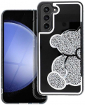 Oem TEDDY BEAR Dėklas skirtas Samsung Galaxy A36 5G sidabro spalvos