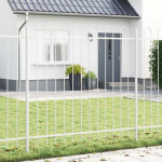 Sodo tvora 4 pcs Pilka 6,8 x 0,6 m Miltelinis plienas