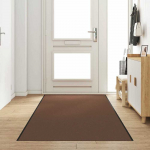 Durų kilimėlis Ruda ir juoda 120 x 350 cm 100% poliamidas