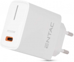 Entac greitas įkroviklis USB-C 20W baltas