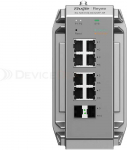 &Scaron;akotuvas 8 prievadų industrinis komutatorius Ruijie Reyee RG-NIS3100-8GT2SFP-HP (Valdomas, 8 x PoE+)