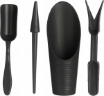 Ibergarden Plastikinių sodo įrankių rinkinys: kastuvas, kultivatorius, rankinė sėjamoji