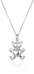 Agato Beautiful girls&acute; sidabrinis pakabukas Teddy Bear AGT-ND02X