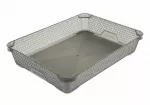 Blackfit8 Keeeper Basket mini A4 Mirko 36x26,5x7cm crystal pilka (transparent)