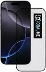 OBAL:ME 5D Apsauginis stiklas ekranui, skirtas iPhone 17/17 Pro Juodas