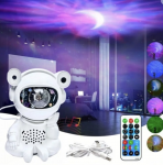 Happy People AN 98/8 &scaron;viesos efektų projektorius su bluetooth funkcija - Astronautas