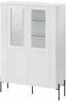 Cama Meble Cama VERA display cabinet 110x40x160 matt baltas