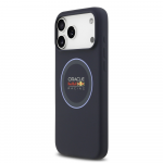 Red Bull Raudona Bull Raudona Bull Silicone Mėlyna Ring MagSafe dėklas skirtas Apple iPhone 17 Pro Max mėlynos spalvos