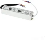 30W LED maitinimo &scaron;altinis, 24V, plieno sp., IP67