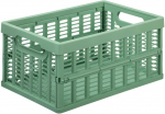 Sulankstoma plastikinė dėžė M NHG 35.5x24.2x16.3cm žalia
