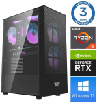 Stacionarus kompiuteris INTOP Ryzen 5 3600 16GB 250SSD M.2 NVME RTX3050 6GB WIN11 (RW67485WH) (Atnaujinta)