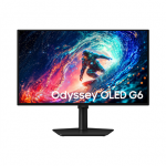 Monitorius Samsung Odyssey OLED G6 G61SH | 27 " | OLED | QHD | 16:9 | 240 Hz | 0.03 ms | 2560 x 1440 pikselių | 200 cd/m&sup2; | HDMI jungtys quantity 1 | Juodas