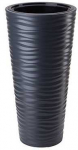 Gėlių vazonas Form Plastic Slim 2723, plastikinis, antracito spalvos