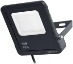 50W LED prožektorius SMART+, tamsiai pilkas, 3000K/RGB, valdomas programėle