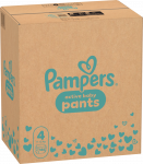 Pampers Active Baby Sauskelnės, 4 Dydis, 186 vnt.