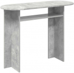 Konsolinis stalas su saugykla Betono pilka 100 x 39,5 x 75 cm