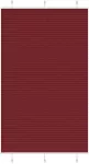Klostuotos žaliuzės, bordo spalvos, 120x200 cm, audinys, plotis 119,4 cm, poliesteris