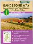 KNYGA Bookshop Sandstone Way Cycle Route Map - Northumberland