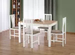 KSAWERY table color: sonoma oak / baltas