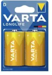 Varta ilgaamžės D baterijos, 2 vnt.
