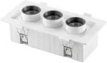 16W LED įleidžiamas &scaron;viestuvas SIDER, baltas, CCT