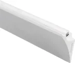 LED gipsinis kampinis profilis su dangteliu VELA, baltas, 1m