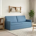 3 vietų sofa Mėlyna 190 x 81 x 82 cm Kordūrinis audinys