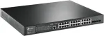 &Scaron;akotuvas TP-Link Omada 28 prievadų Gigabit L2+ valdomas komutatorius su 24 prievadų PoE+, valdomas, L2+, Gigabit Ethernet (10/100/1000), Power over Ethernet (PoE), montavimas į stelažą, 1U